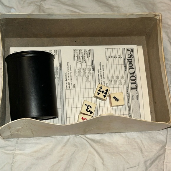 7-Spot Yott Vintage Dice Game 1977 By Classic Games *Complete* - Picture 9 of 11